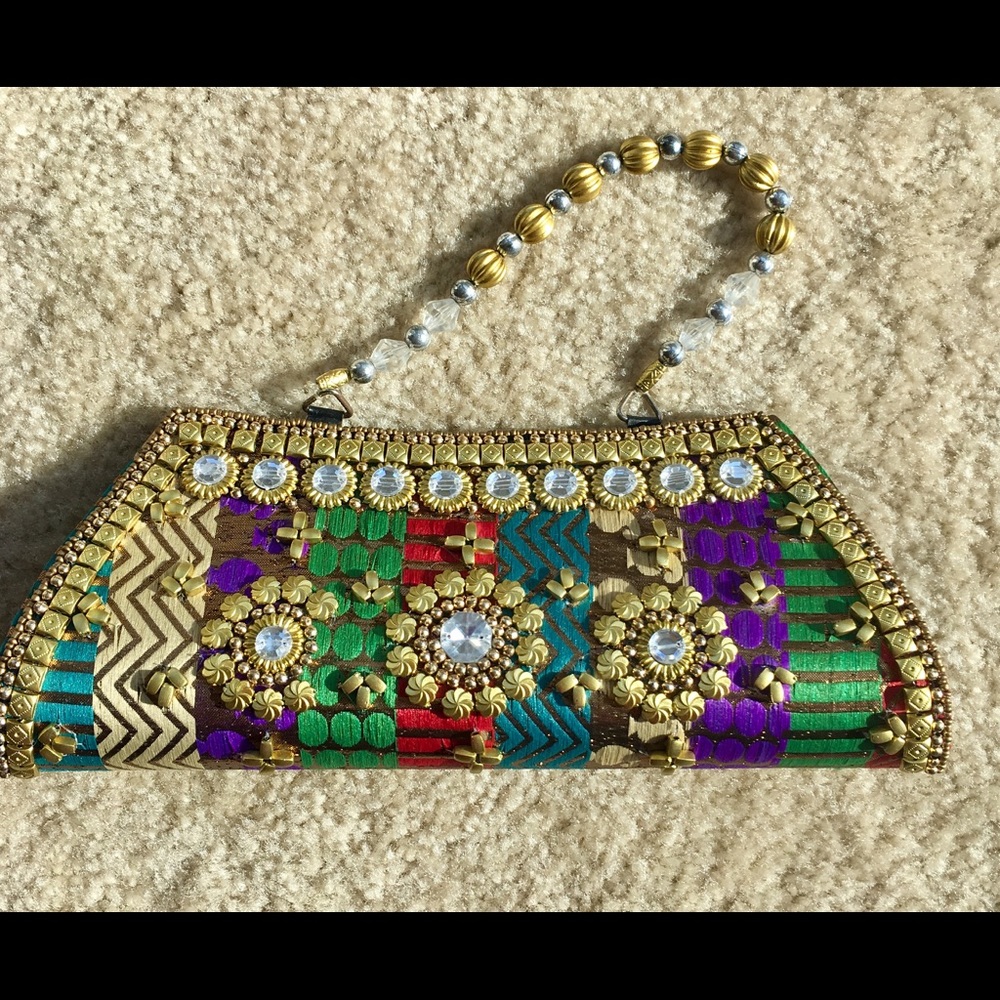 Indian style evening bag