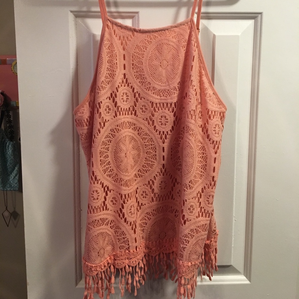 pink tank.