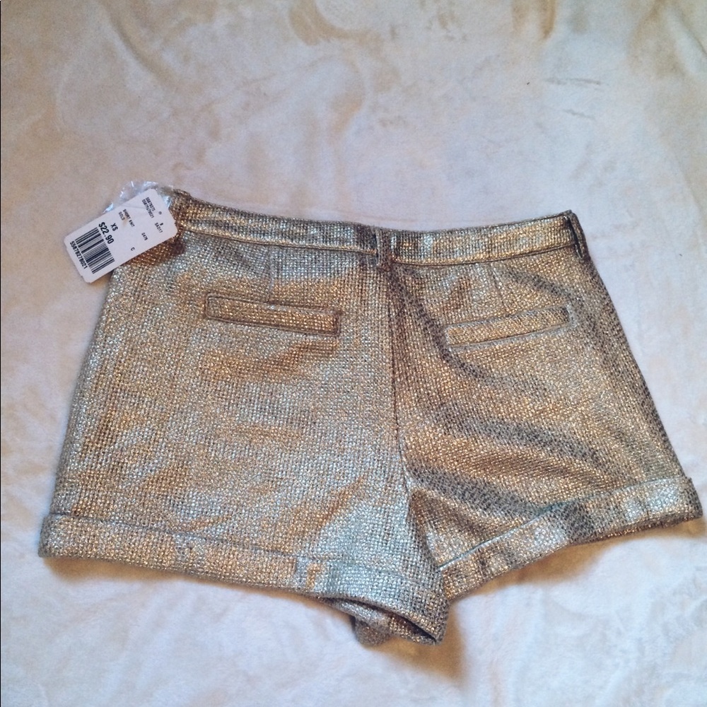🎉✨ Gold party shorts 🎉✨ - Picture 2 of 2