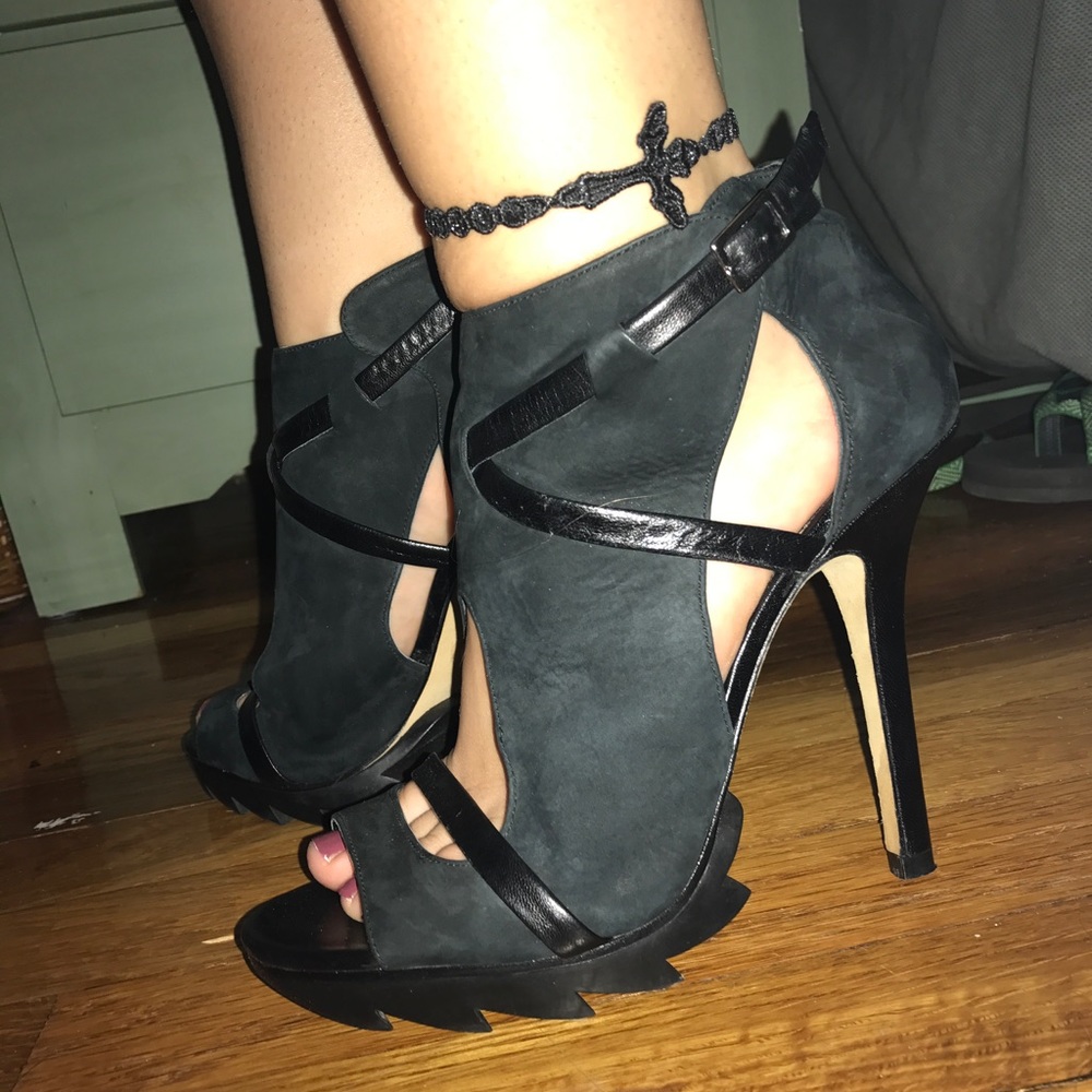 Camilla Skovgaard black spiky heels