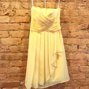 Strapless David's Bridal Dress