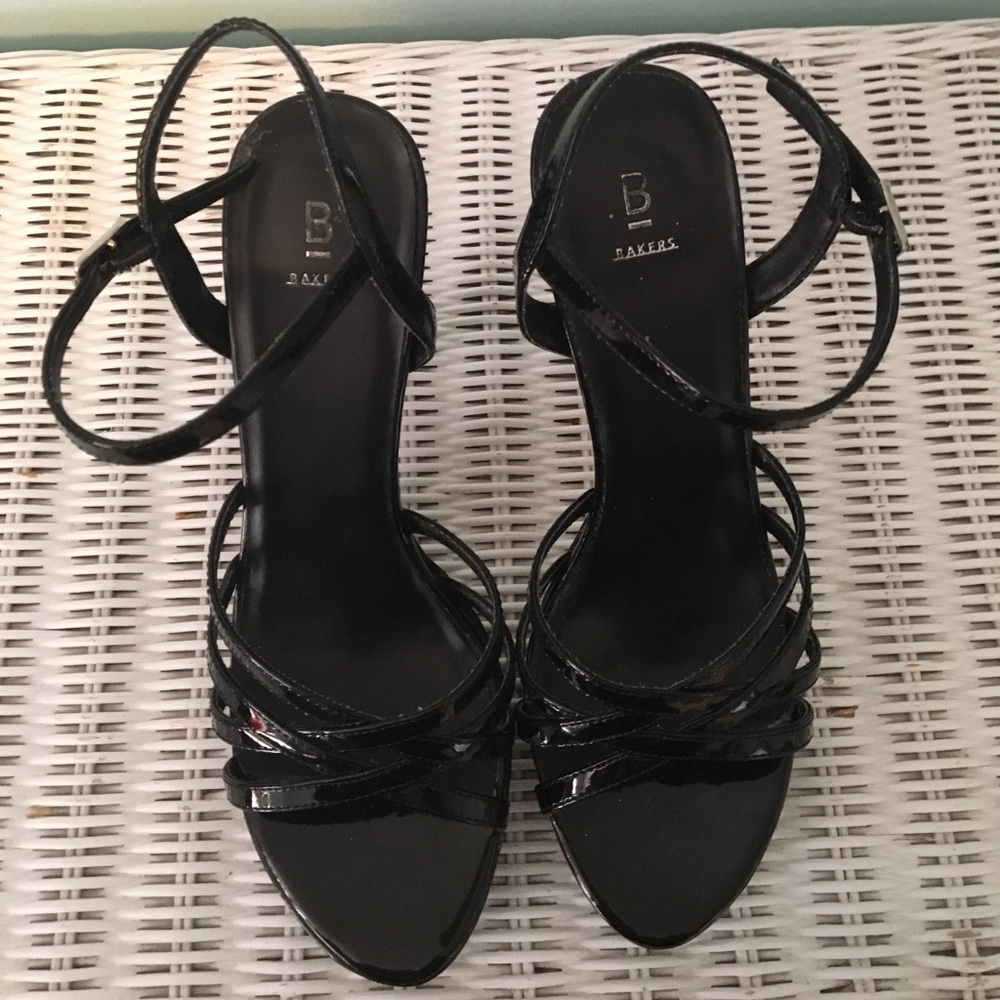 Patent Leather Platform Heels