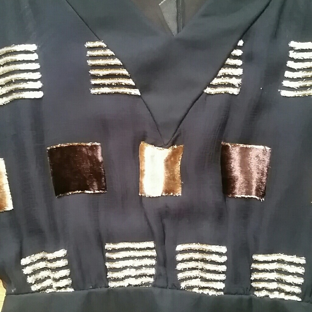 VTG Travilla Incredible Sheer Croptop Blouse! XS - Picture 3 of 8