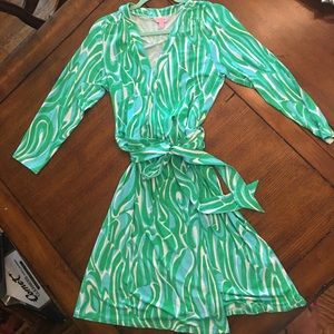 Lilly Pulitzer Large cotton wrap dress