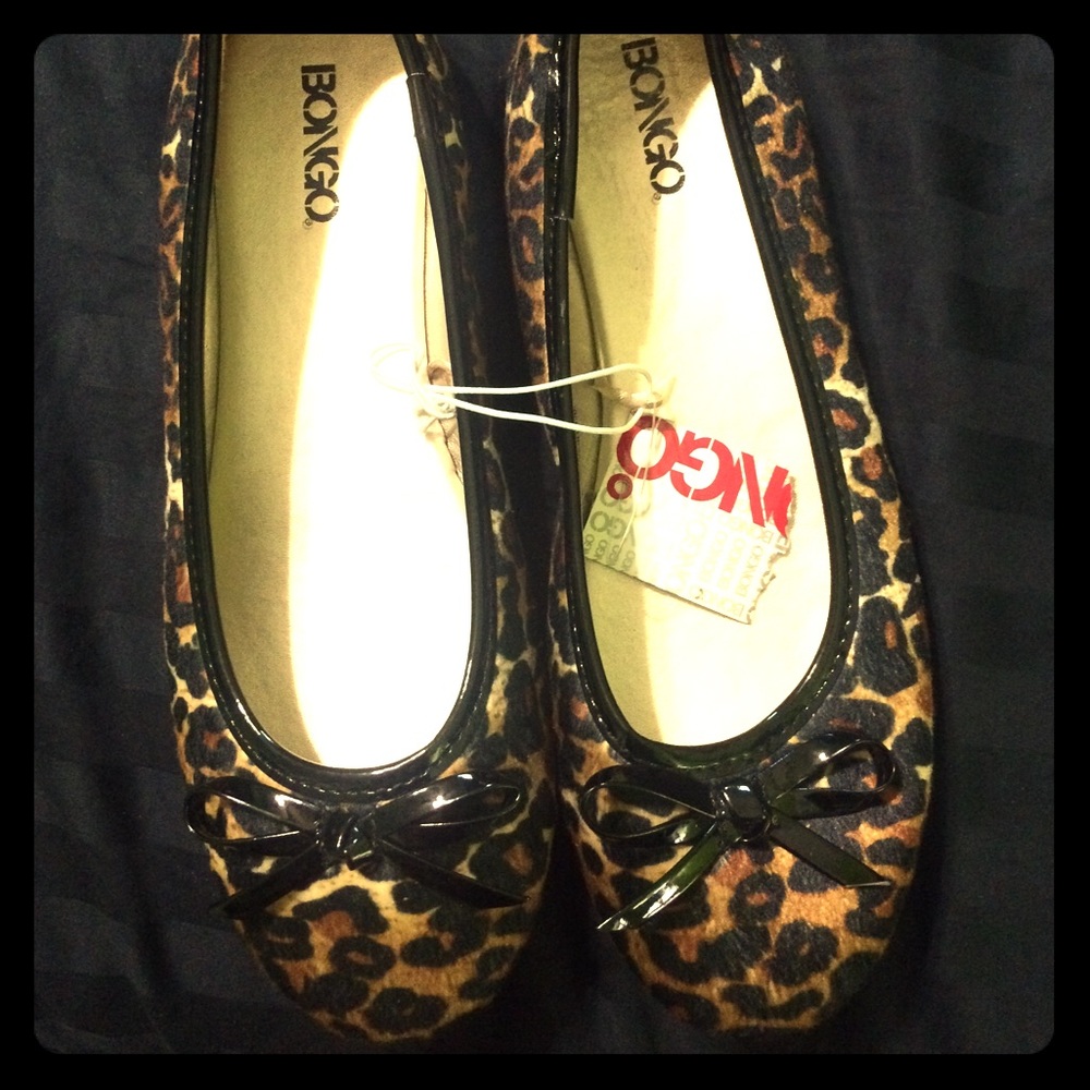Leopard flats/shoes rockabilly pinup skater goth