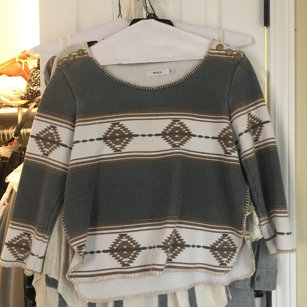 RVCA sweater! In perfect condition!!!