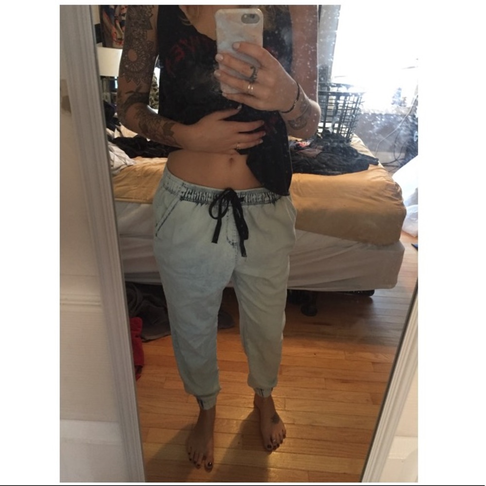 SOLD!! Denim joggers