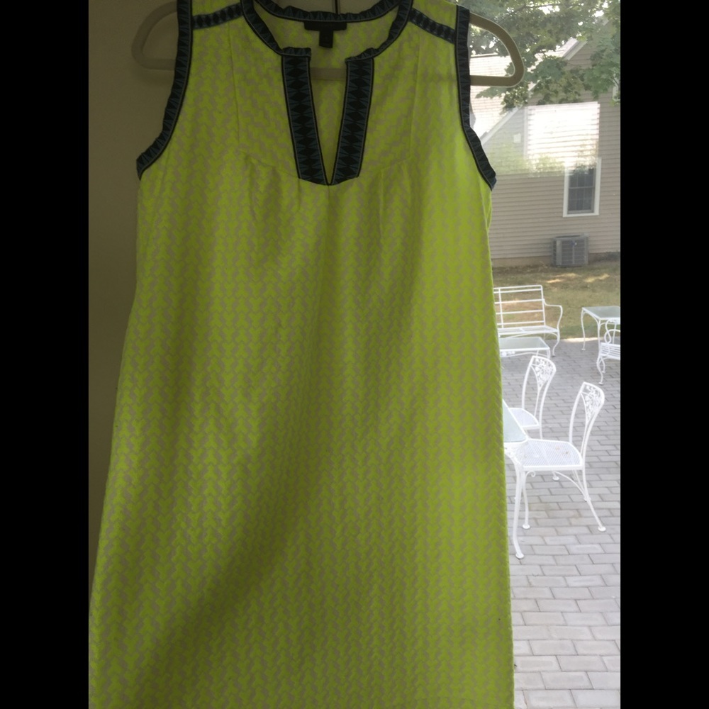 Neon Yellow JCrew Dress