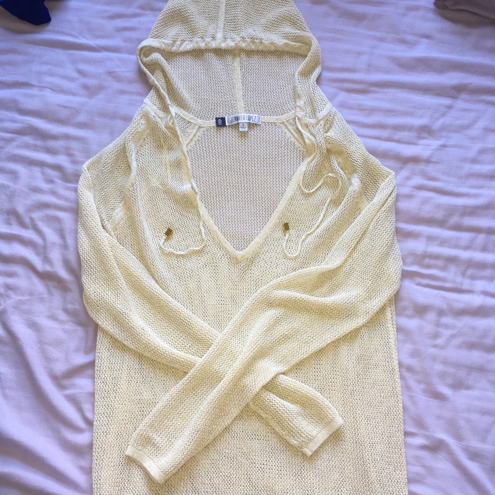 Jennifer Lopez Gold Sparkly Light Hoodie