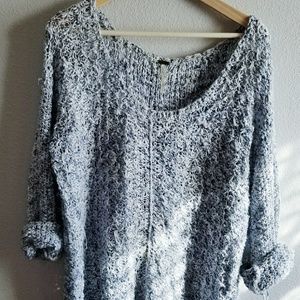 Free People Chunky Oversized Knit Sweater - L