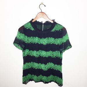 J.Crew Striped Blouse.