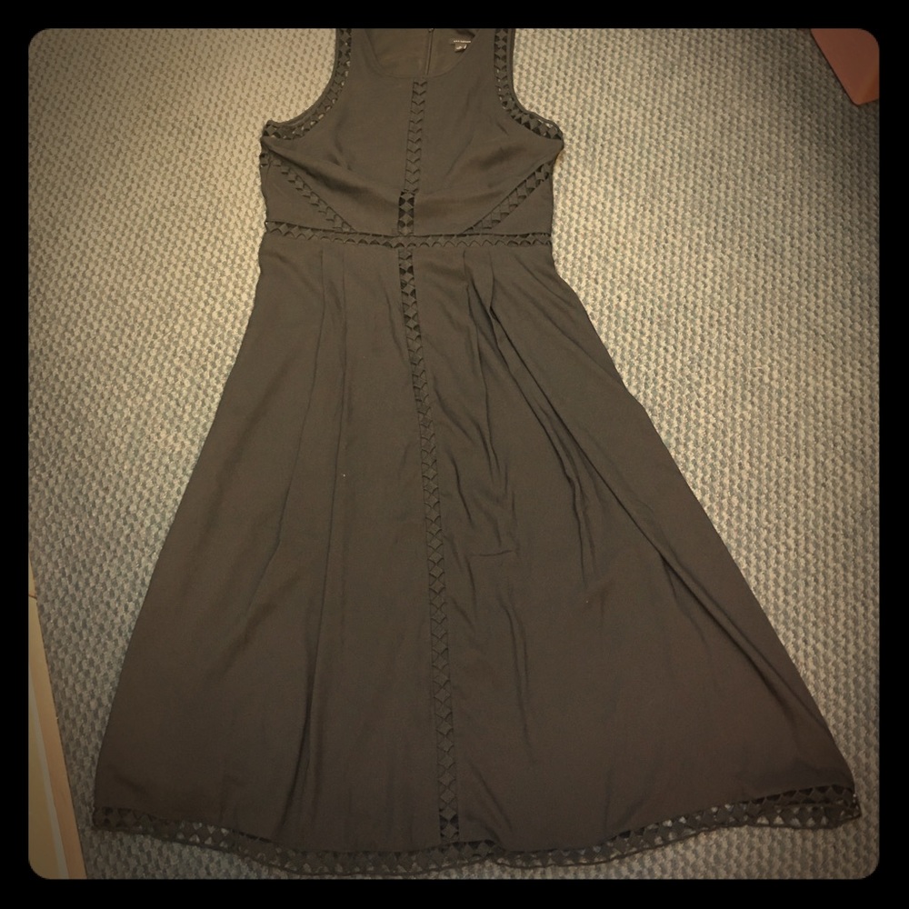 Stunning Ann Taylor Black Dress w/ Crochet Detail
