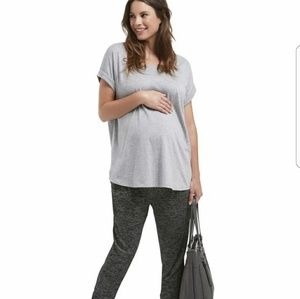 LOU & GREY Loft Maternity jogger sweats XS