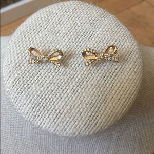 Kate Spade Gold Bow Earrings