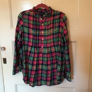 Ralph Lauren girls plaid shirt
