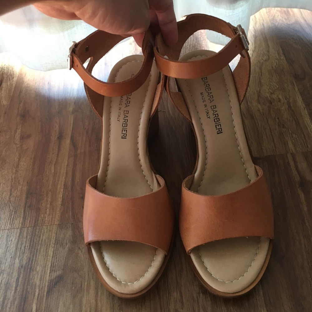 Barbara Barbieri leather wedge