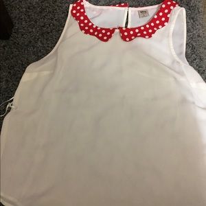 lC Lauren Conrad Disney Peter Pan collar tank