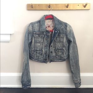 Cropped Demin Jacket