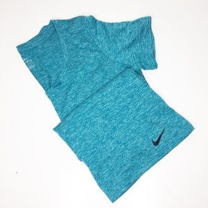 Nike Dri-Fit Blue Top.