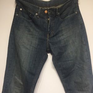 Levi's 514 Dark Wash Straight Leg Denim 31x30
