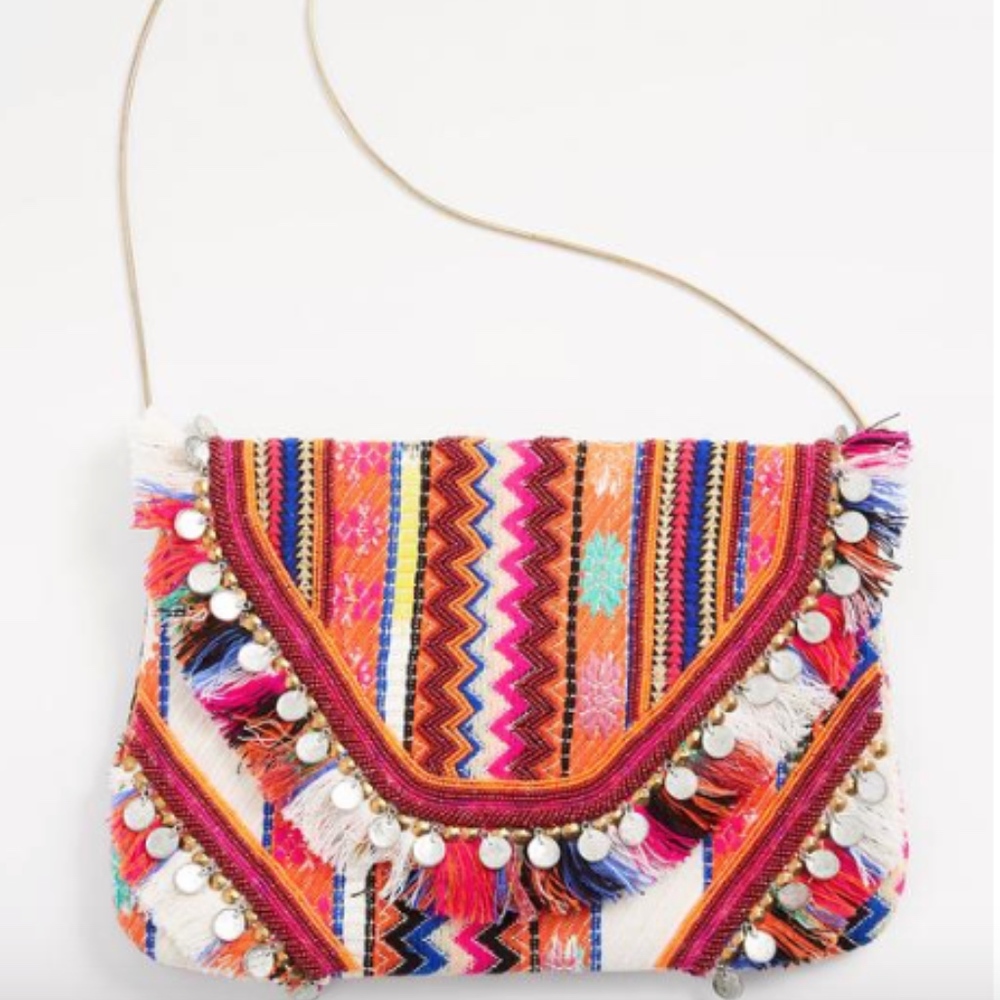 Envelope clutch/crossbody purse