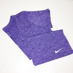 Nike Dri-Fit Purple Top.