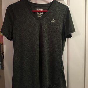 adidas gray ultimate tee