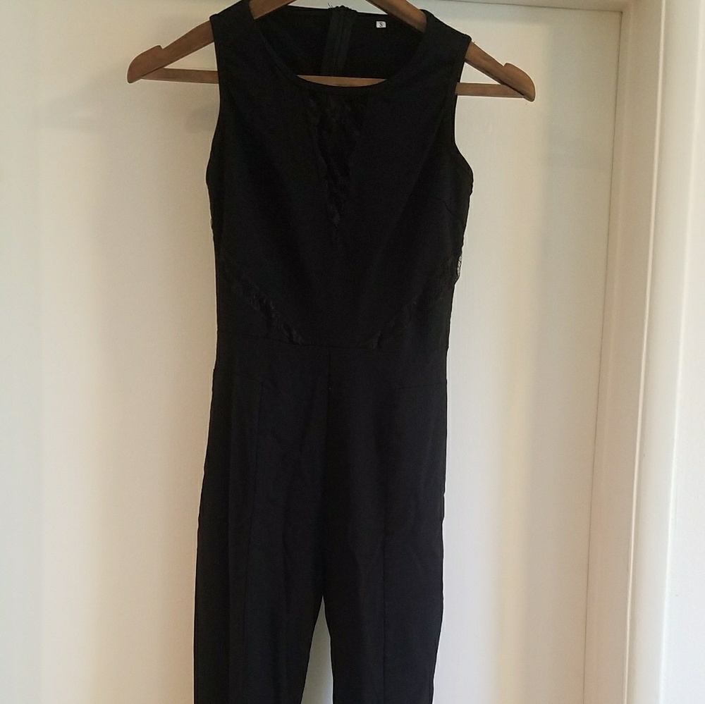 Black tight body suit