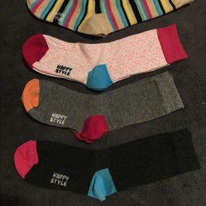 NWOT Sock Lot (4 pair) Happy Style⭐️BRAND NEW.