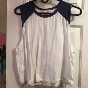 baseball tee style tank