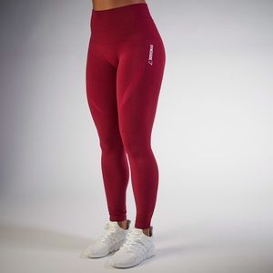 Gymshark Seamless Legging XS Beet Marl