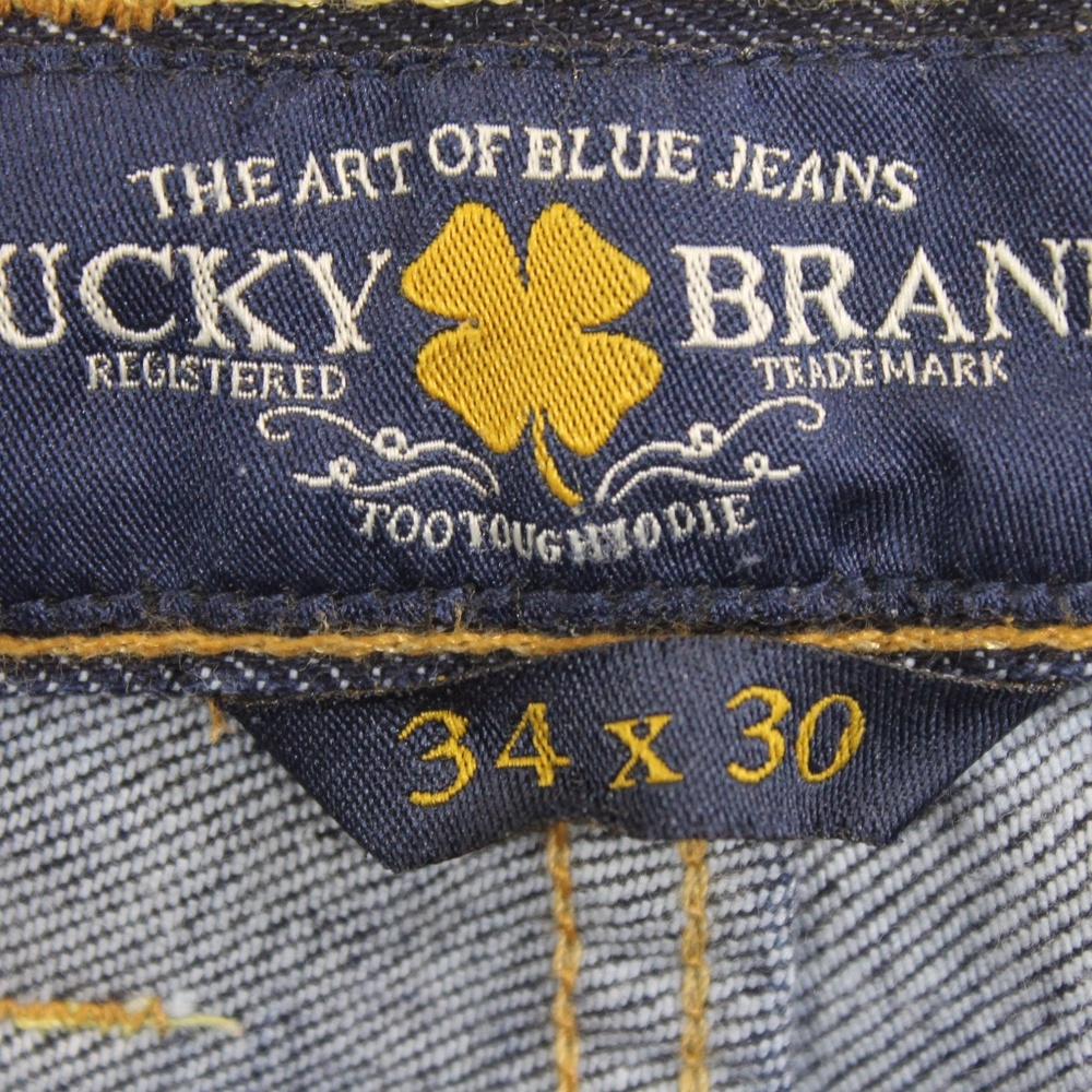 LUCKY BRAND 181 RELAXED STRAIGHT JEANS 34 X 30 - Picture 3 of 6