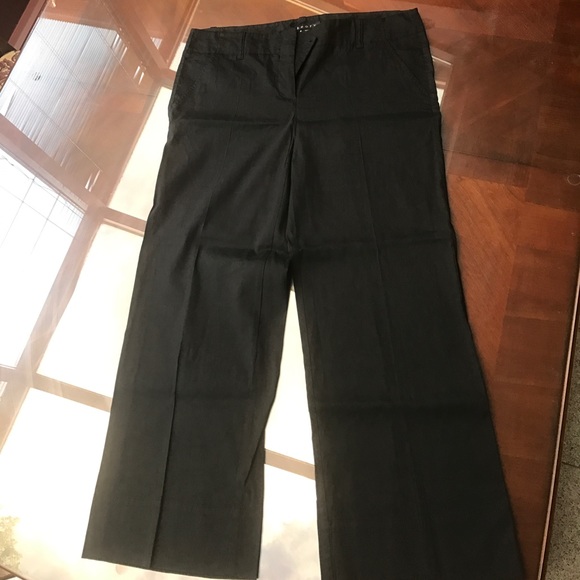Theory black pants sz8 - Picture 2 of 5
