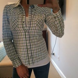 Heritage 1981 plaid button up collar shirt