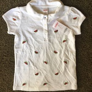 NWT Gymboree Watermelon polo