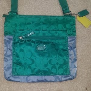 COACH Colorblock Crossbody Hangbag