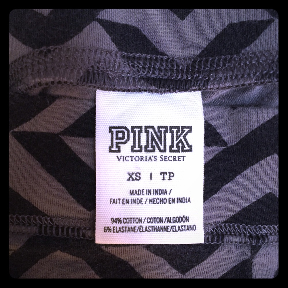 PINK leggings black and gray