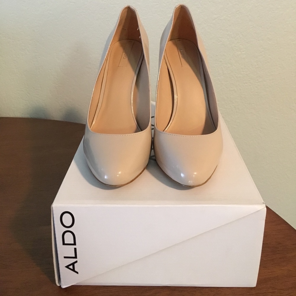 Aldo palazzo nude heel