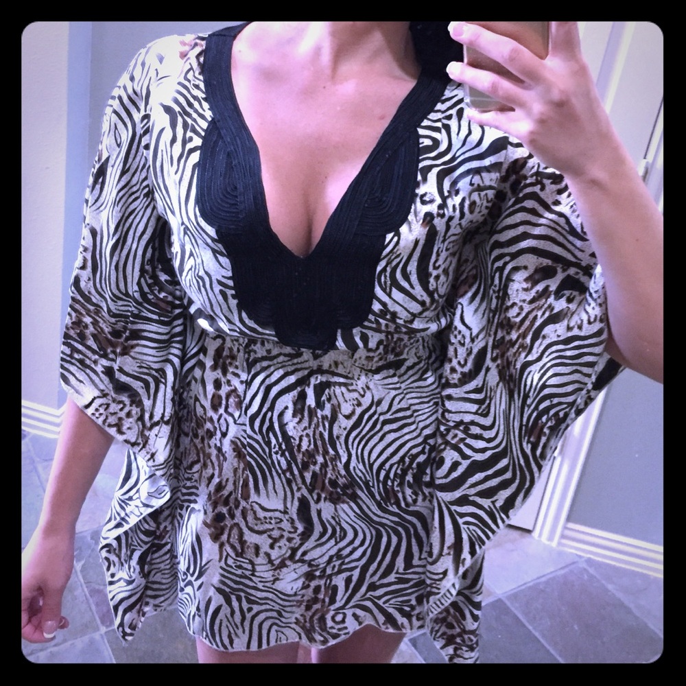 Hot Bebe Animal Flare Dress