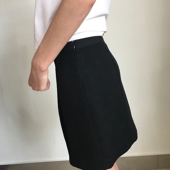 Vince Black Wool Mini Skirt - Picture 3 of 7