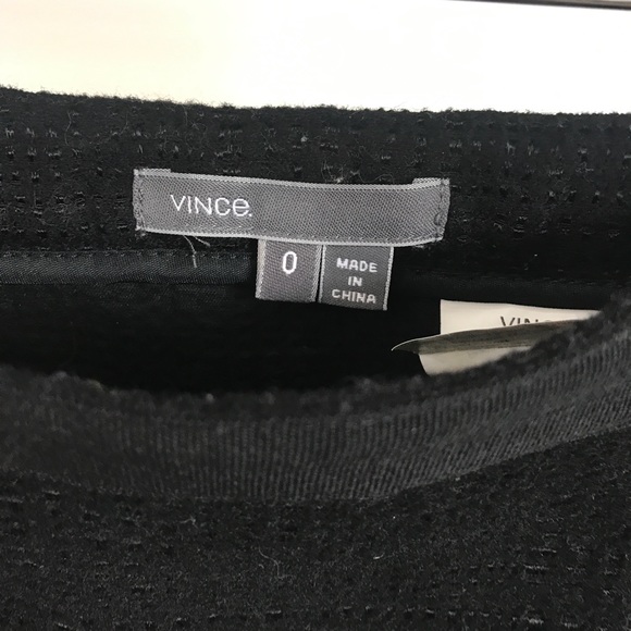 Vince Black Wool Mini Skirt - Picture 6 of 7