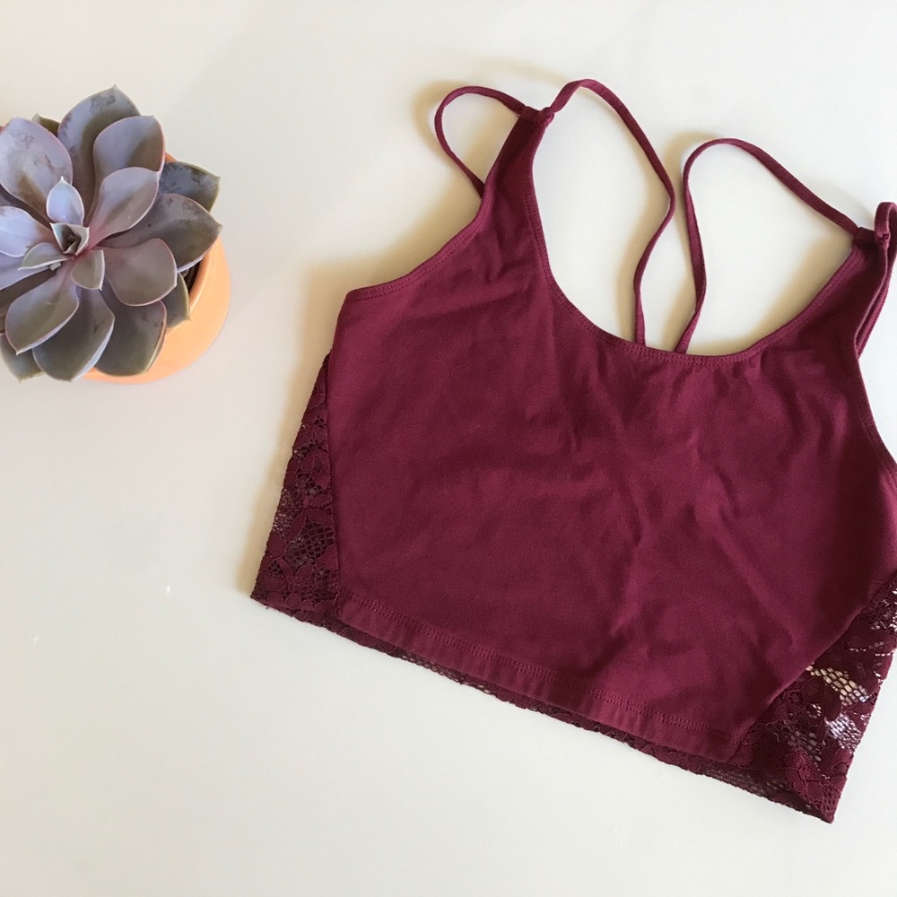 Maroon Bralette