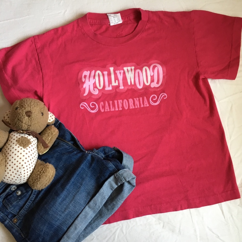 Hollywood Souvenir Girls XL Short Sleeve Tee Top