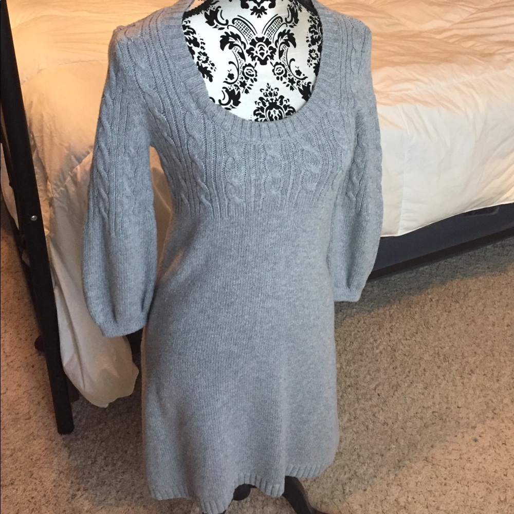 Grey Sweater Dress