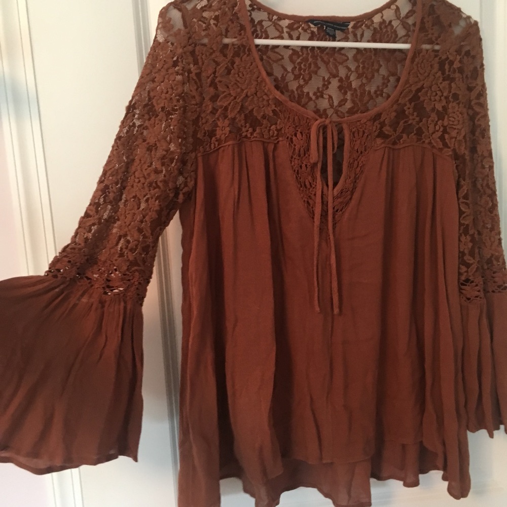 AE Rust colored Blouse