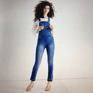 Madewell skinny overalls- drop-hem edition