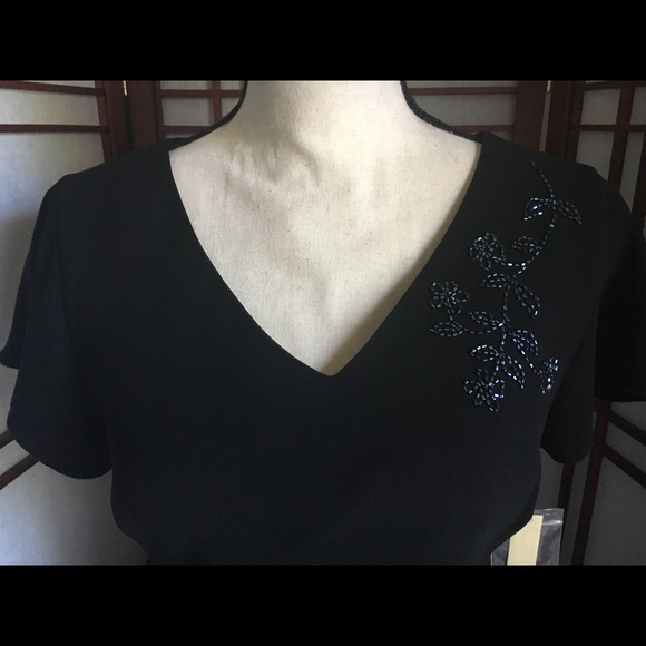 🔥🆕 SIZE 8 Amanda Smith Black Cocktail Dress - Picture 6 of 8