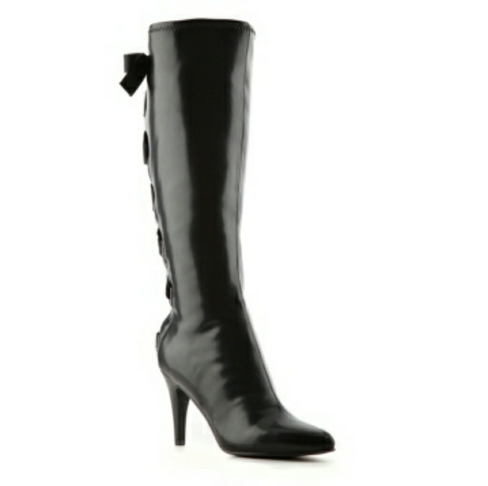 Black boots. GREAT FOR HALLOWEEN!!!