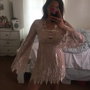 Lace free people dress