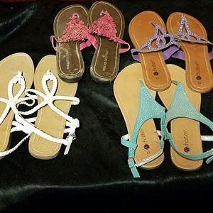** SOLD **  Lot of Size 11 Sandals
